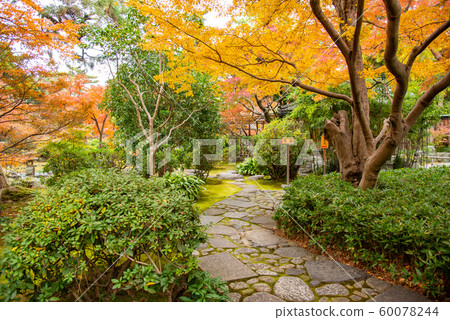 Autumn public view of Moroto Garden in Kuwana, Mie Prefecture 60078244