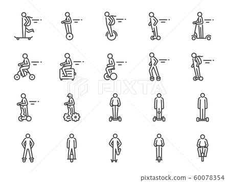 Personal transportation icon set. Personal transportation icon set. 60078354