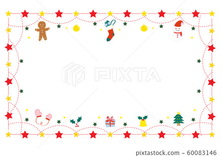 Christmas frame material message card 60083146