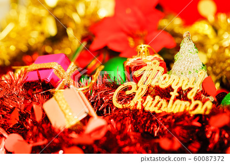 聖誕節形象禮物聖誕節冬天冬天日本傳統樹閃閃發光五顏六色 60087372