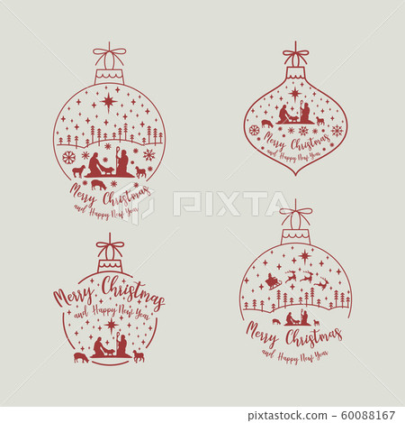 Christmas cribe scene set 60088167