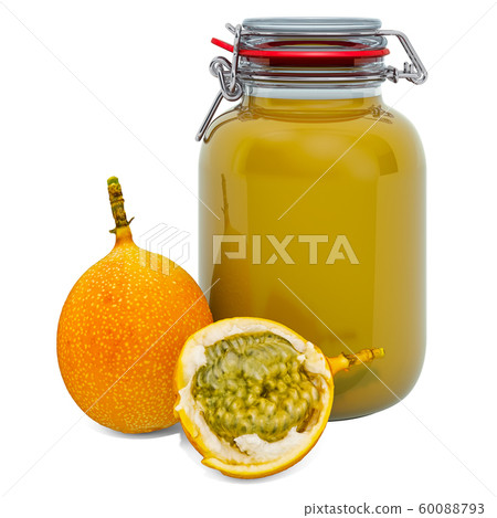 Jar of Passion fruit Jam with grenadias Jar of Passion fruit Jam with grenadias 60088793