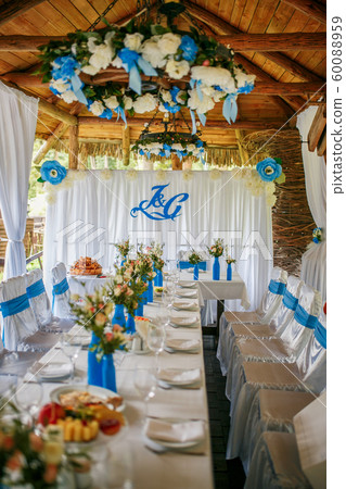 Table with food and drink Table with food and drink 60088959