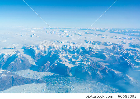 丹麥格陵蘭島格陵蘭島景觀與冰川和雪 60089092