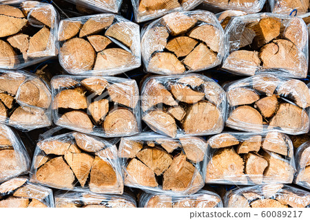 Fireplace woods wrapped in plastic for sale 60089217