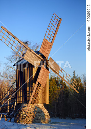 Old mill on saaremaa island in Estonia. 60089941