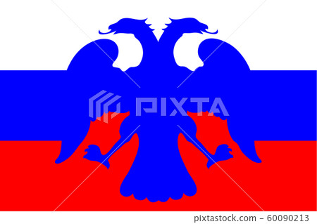 Background Russian Flag in flat style 60090213