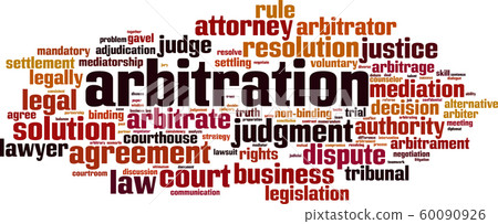 Arbitration word cloud 60090926