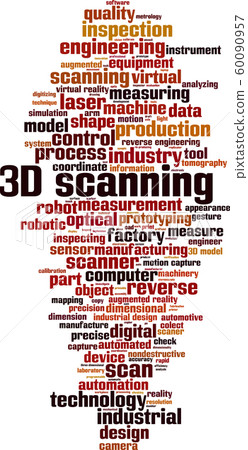 3D scanning word cloud 60090957
