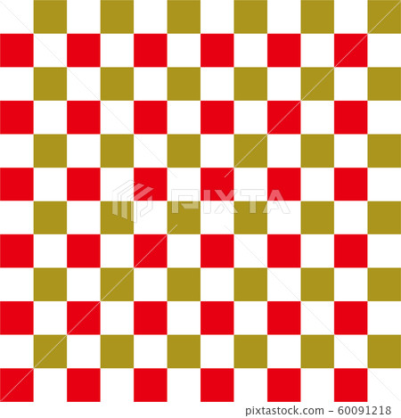 Checker_red gold 60091218