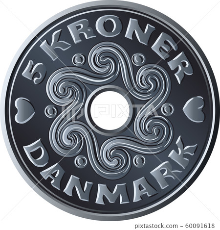 Danish five crone coin Danish five crone coin 60091618