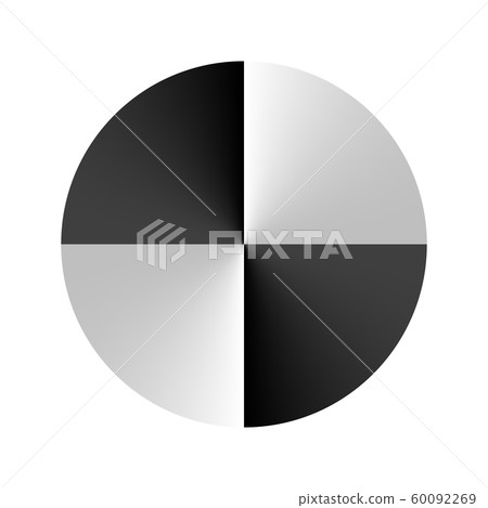 Monochrome Crash Test icon with circular gradient - Stock Illustration ...