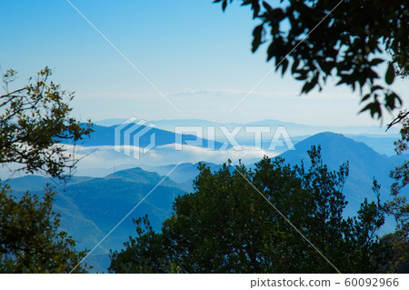 Montserrat rocks and sea of clouds Montserrat rocks and sea of clouds 60092966