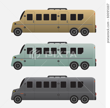 Set of Super Long Passenger limousine Van 60095887