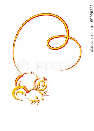 New year's card illustration 60096205