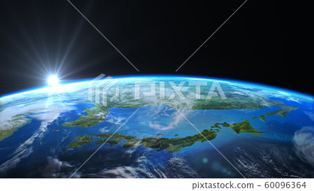 Japan JAPAN Earth Solar Space CG Sunset 60096364