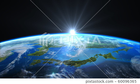 Japan JAPAN Earth Solar Space CG 60096365