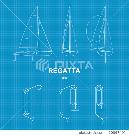 矢量 遊艇 小艇 60097491