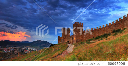 Consul Castle of the Genoese Fortress in Sudak, Crimea 60098006