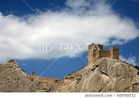 Consul Castle of the Genoese Fortress in Sudak, Crimea Consul Castle of the Genoese Fortress in Sudak, Crimea 60098032