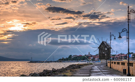 Old windmill in Nessebar, Bulgaria 60098157