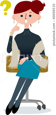 坐在椅子上的女人 坐在椅子上的女人 60098510