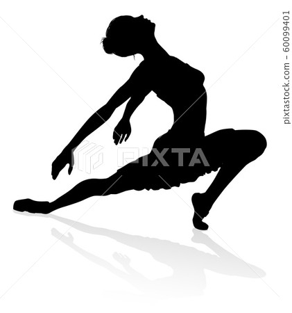Ballet Dancer Silhouette 60099401
