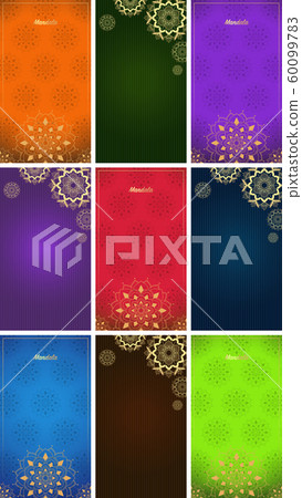Background template with mandala designs Background template with mandala designs 60099783