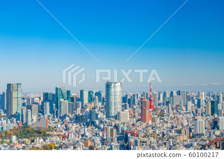 View of Tokyo City View from Roppongi and Tokyo Tower from Shibuya 60100217