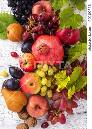 Various autumn fruits. Harvest concept 60100738