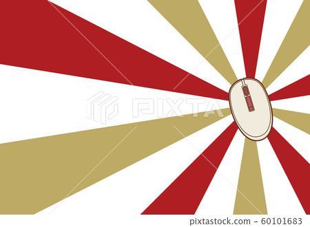 Mouse postcard template vector illustration 60101683