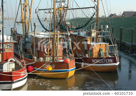 winter time in the harbor of greetisel 60101710