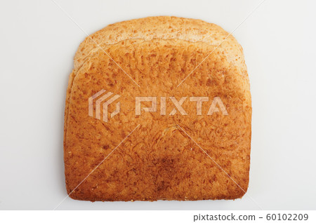 Back view of wholemeal bread slice Back view of wholemeal bread slice 60102209