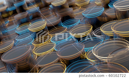 Abstract background of glass cylinders with luminous edges Abstract background of glass cylinders with luminous edges 60102722