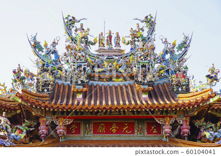 Taiwan temple featuring fine decoration 60104041