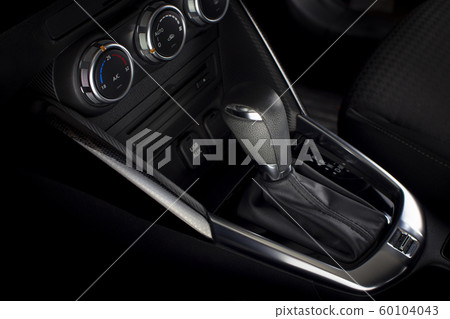 Automatic gear stick of auto transmission in a car. 60104043