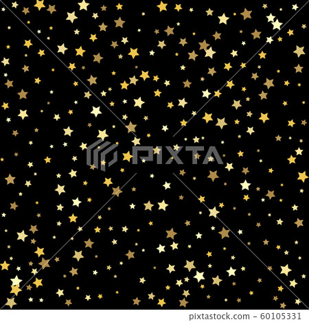 Holiday party decor. Gold stars. 60105331