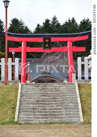 拍攝深秋的北海道函館市北海道東照宮地區 拍攝深秋的北海道函館市北海道東照宮地區 60105546