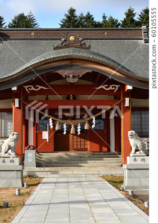 拍攝深秋的北海道函館市北海道東照宮地區 拍攝深秋的北海道函館市北海道東照宮地區 60105555
