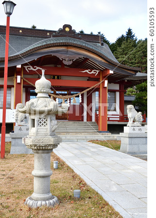 拍攝深秋的北海道函館市北海道東照宮地區 拍攝深秋的北海道函館市北海道東照宮地區 60105593