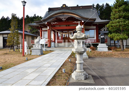 拍攝深秋的北海道函館市北海道東照宮地區 拍攝深秋的北海道函館市北海道東照宮地區 60105595