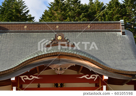拍攝深秋的北海道函館市北海道東照宮地區 拍攝深秋的北海道函館市北海道東照宮地區 60105598