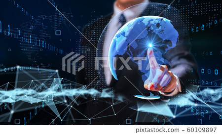 VR 5G AI人工智能Fintech Fintech MaaS ICT區塊鏈3D 60109897