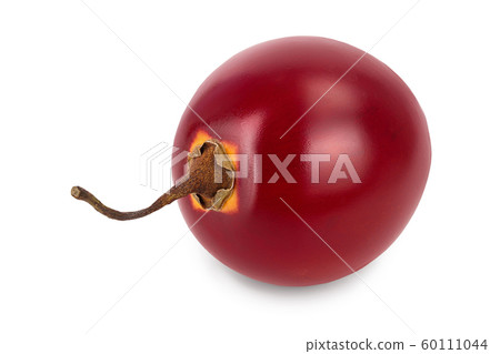 Fresh tamarillo fruit isolated on white background 60111044