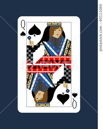 Spade queen design Spade queen design 60111069