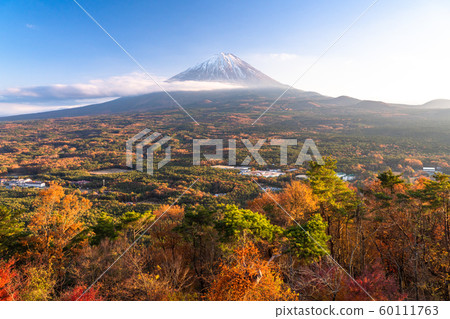 《Yamanashi Prefecture》Mt.Fuji and Koyodai in autumn 《Yamanashi Prefecture》Mt.Fuji and Koyodai in autumn 60111763