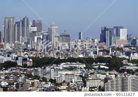 Shinjuku buildings seen from Setagaya Shinjuku buildings seen from Setagaya 60111827
