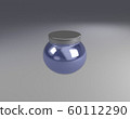 skin care product with blue acrylic cosmetic jar 60112290