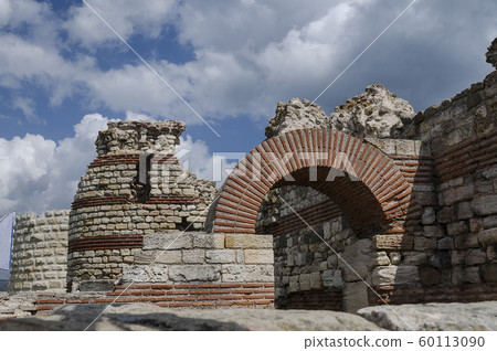 Part of the wall in the city of Nesebar in 60113090