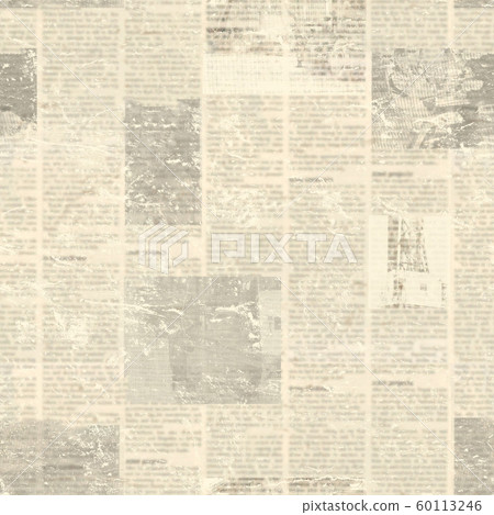 Newspaper seamless pattern with old vintage Newspaper seamless pattern with old vintage 60113246